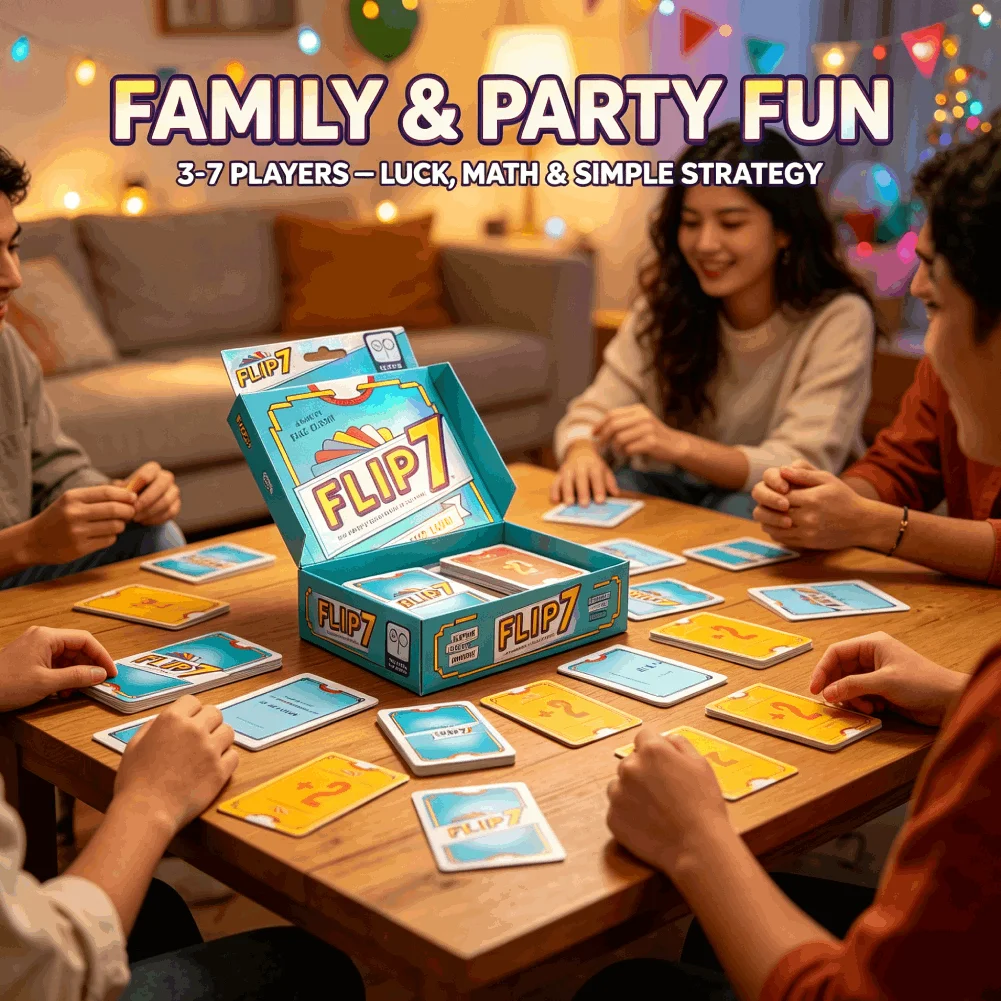 Flip 7 Press Your Luck Kartens – Strategy Board Game Bewertung und Preis