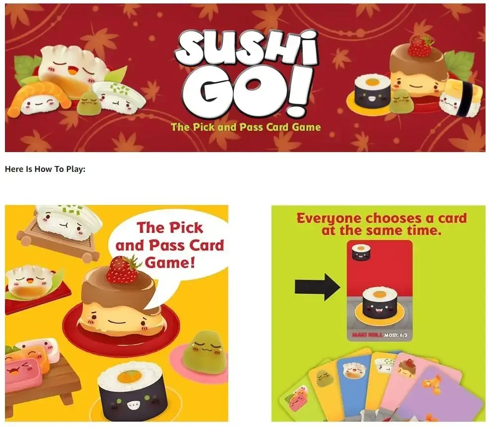 Sushi geht! & Sushi Go Party-K – Strategy Board Game Bewertung und Preis
